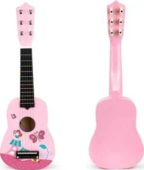 Hudební nástroj pro děti EcoToys Dřevěná kytara