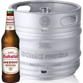 Pivo Bakalář Medový speciál - 30l sud piva