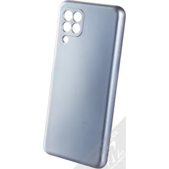 Pouzdro na mobilní telefon 1Mcz Metallic TPU ochranný kryt pro Samsung Galaxy A22, Galaxy M22, Galaxy M32 modrá (blue)