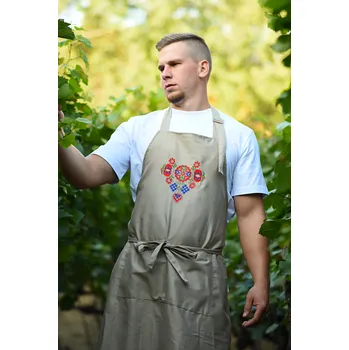 Pracovní zástěra Folklórní zástěra Jablíčko