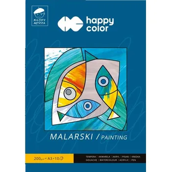happy color Skicák univerzální (200g/m2, 10 listů) A3