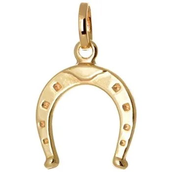 Přívěsek Přívěšek ze žlutého zlata podkova ZZ0832F + dárek zdarma
