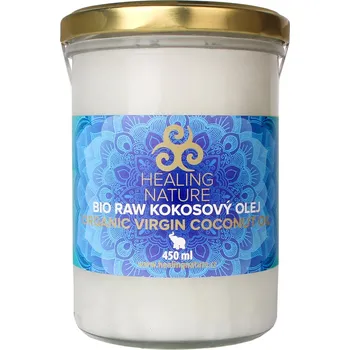 Přepuštěné máslo BIO RAW Kokosový olej, 220 ml / 450 ml, Healing Nature 450 ml