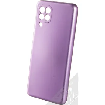 Pouzdro na mobilní telefon 1Mcz Metallic TPU ochranný kryt pro Samsung Galaxy A22, Galaxy M22, Galaxy M32 fialová (violet)