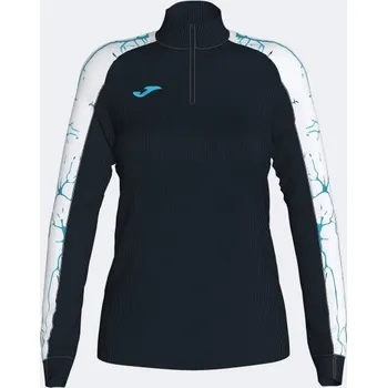Pánská mikina Běžecká mikina dámská Joma Elite IX Velikost: XS, Barva: černá/bílá