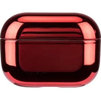 Pouzdro na mobilní telefon Ochranný metalický obal pro AirPods Pro - červený