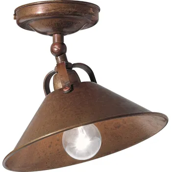 Il Fanale 204.23.OO Cascina, stropní svítidlo z mosazi, 1x10W E14, prům. 20cm