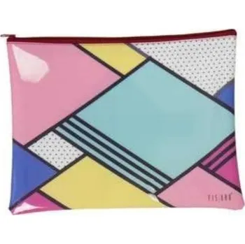 Peněženka Poloprůhledná kabelka/peněženka ,,Memphis" 27x20 cm Fisura (Barva - barevná)