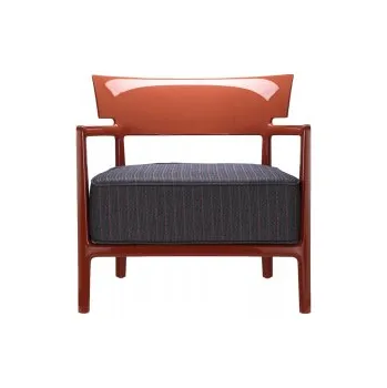 Křeslo Cara Outdoor cihlová / modrá