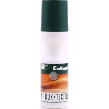 Přípravek pro údržbu obuvi Collonil Nubuk+Textil emulze pro obnovu barvy kůže a textilu šedohnědá 100 ml