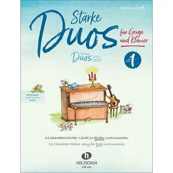 Starke Duos Fr Geige und Klavier 1 - 23 skladeb pro dvoje housle a klavr snadn v obou nstrojch 1322260