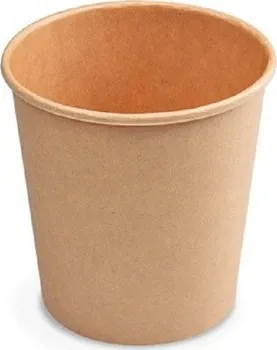 Jednorázové nádobí WIMEX Papírový kelímek hnědý 200 ml 50 ks