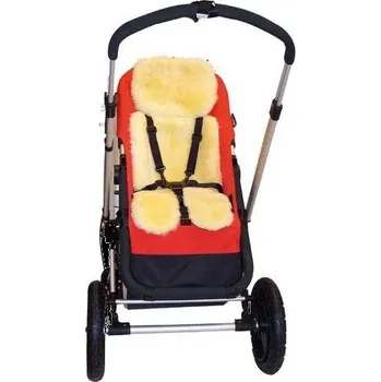 Kaiser podložka do kočárku kožešina natur 80x35cm