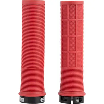 grip Gripy DRIVER MTB LOCK-ON se šroubovacími objímkami, OXFORD (červená, délka 130 mm, 1 pár)
