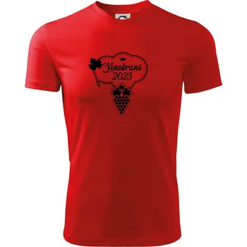 Chlapecké tričko Vinobraní 2023 - Dětské triko sportovní (dresovina) - 158 cm/12 let ( Červená )