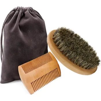 Péče o vousy Amparo Miranda® Hřeben a kartáč na knír a vousy AM474