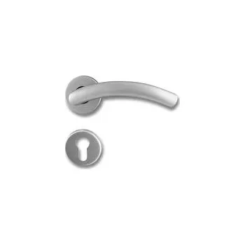 Dveřní kování COBRA Klika MIA rozeta na klíč SNi - matný NIKL - 23703