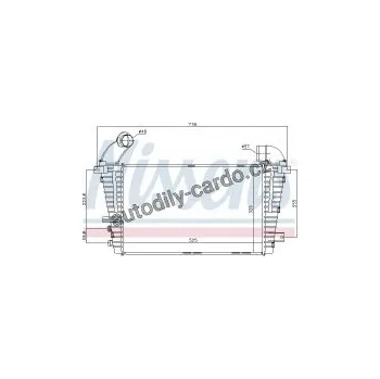 Motor automobilu Chladič turba NISSENS 96590