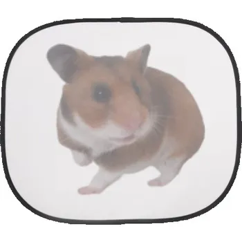 Stínítko do auta s potiskem Křeček