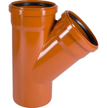 Kanalizační potrubí OSMA KGEA odbočka DN125/110 mm 45°