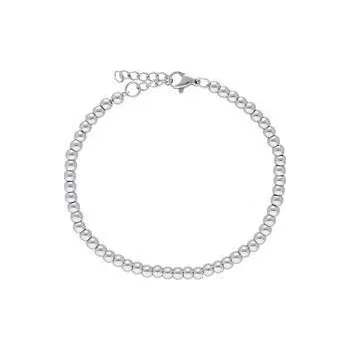 Náramek Doria Náramek stříbrný z korálků z oceli B430
