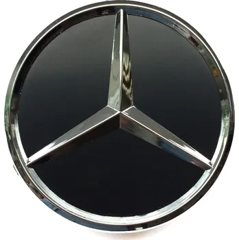 Poklice na kolo Středové krytky kol - pokličky pro MERCEDES 75 černé