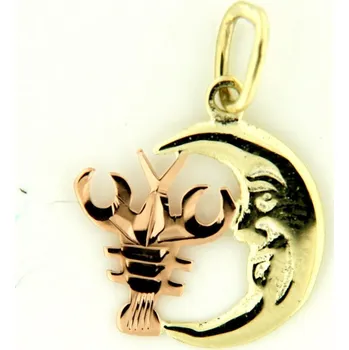 Přívěsek Zlatý přívěsek znamení zvěrokruhu 30.10.016 RAK-7, 0.55 g