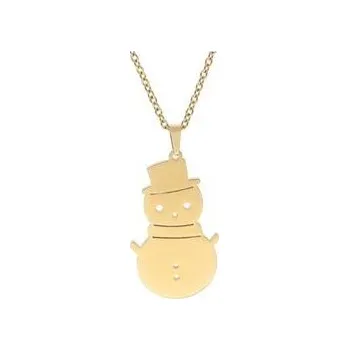 Řetízek Doria Řetízek z oceli sněhuláka zlatá I226