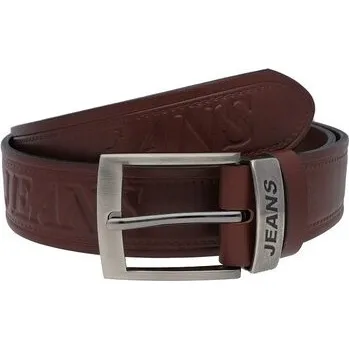 Opasek MARQUIS Accessories Pánský kožený pásek hnědý JEANS OP092 Velikosť: 95 cm