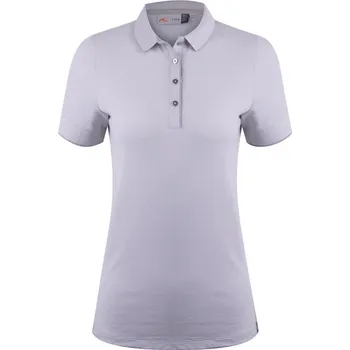 Dámská móda Kjus Women Ella Structure Polo M/38, Alloy-White, dámské