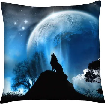 Polštář s vlkem 04 Mybesthome 40x40 cm Varianta: Povlak na polštář, 40x40 cm