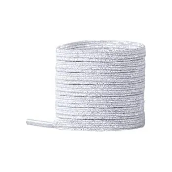 Tkaničky do bot Elastické tkaničky do bot jednoduché, jeden pár - Bílé, 100 cm