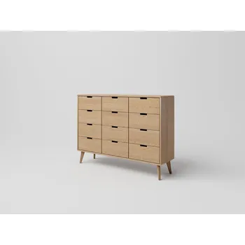 Komoda SCANDIA Retro komoda zásuvková SC-D05N, dub