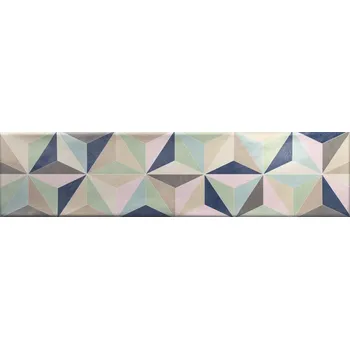 Obklad Dekor Ribesalbes Ocean mix barev Star 7,5x30 cm lesk OCEAN2719