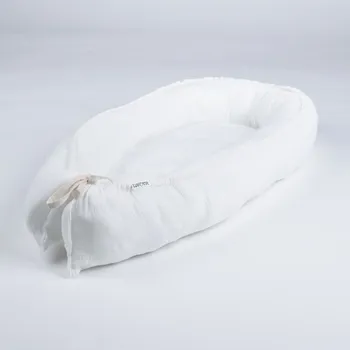 Hnízdečko pro miminko Tulimese Hnízdečko mušelínové smetanové VARIANTY PROVEDENÍ HNÍZDEČKA: HNÍZDEČKO SAMOSTATNÉ