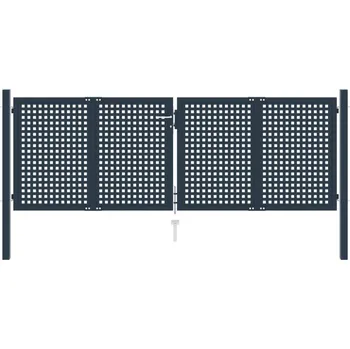 brána Plotová brána ocelová 306 x 150 cm