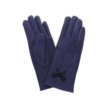 Rukavice Dámské rukavice modrá s mašličkou PRIUS