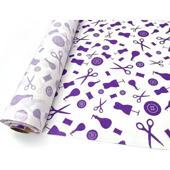 Mirtex Plátno DOMESTIK 145/15741-3 Galanterie Fialová šíře 150cm Ceník: METRÁŽ: od 1 metrů