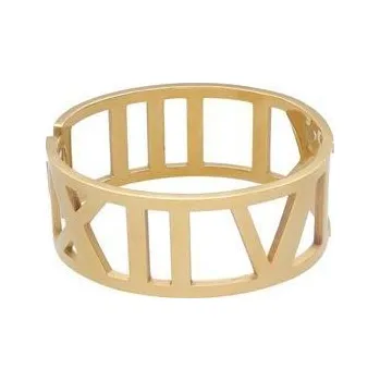 Náramek Doria Náramek zlatý z oceli s římskými čísly L454