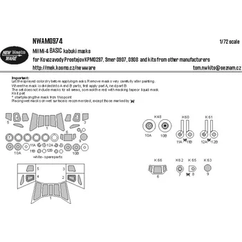 Plastikový model 1/72 Mask Mil Mi-4 BASIC (KP,SMER)