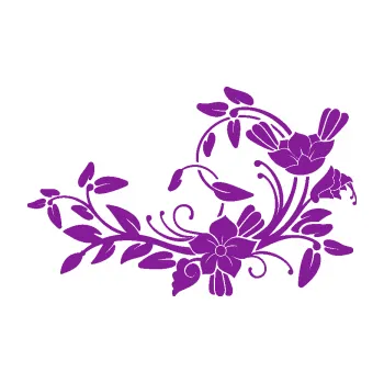 Samolepící dekorace Květina dekor 025 pravá (14 - fialová) SAMOLEPKA NA AUTO, NÁLEPKA, FÓLIE, POLEP, TUNING, VLASTNÍ TEXT, TISK, AUTOSAMOLEPKY.cz, POLEPY, OBRÁZEK, LOGO, 3D STICKERS