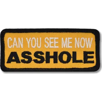 Nášivka Moto nášivka Asshole 9 cm x 4 cm