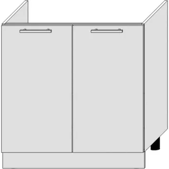 Kuchyňská skříňka Kuchyňská Skříňka Bono D80zl bílá alaska/bílá