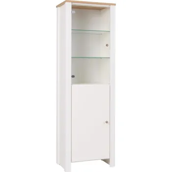 Vinotéka Vitrína Berg 11L Cream/Dub Zlaty