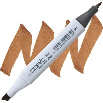 Lihová fixa COPIC Classic oboustranná Fine & Chisel, E39 Leather