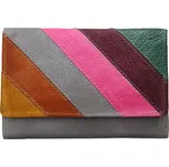 Lagen Dámská kožená peněženka 2864-77/D šedá/multi