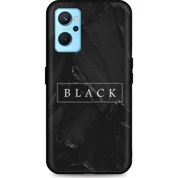 Pouzdro na mobilní telefon Kryt Realme 9i pevný Black (obal neboli pouzdro na Realme 9i)