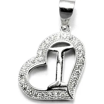 Přívěsek Stříbrný přívěsek písmeno I