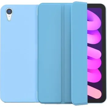 Pouzdro na mobilní telefon Matné pouzdro se stojánkem pro iPad mini 6 / mini 7 - modré