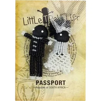 Contigo Svatební pár z lidu Zulu z JAR, připínací